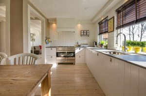 kitchen with laminate flooring gloucester